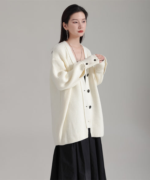 Rib Knit Cardigan
